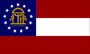 The Georgia flag